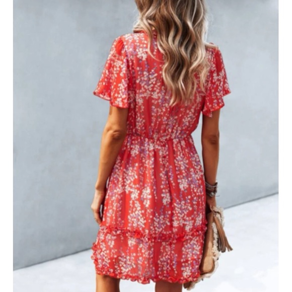 Boho frill trim dress - Picture 6 of 10